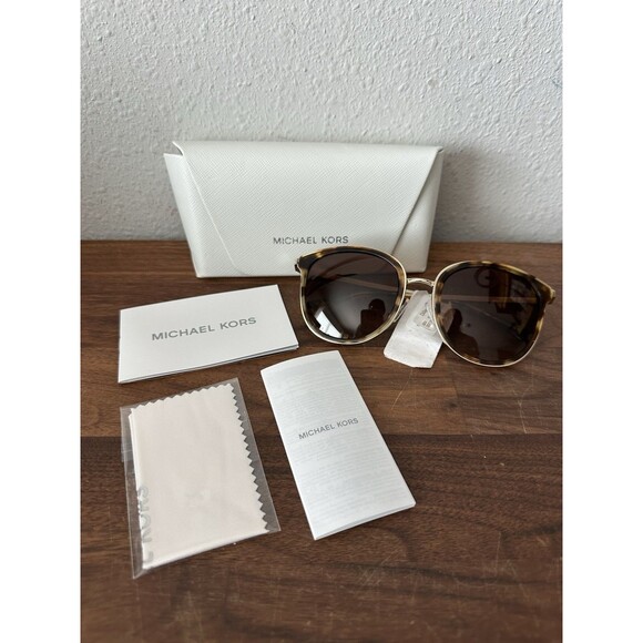 Michael Kors Adrianna-Bright MK1099B Sunglasses Women's Tortoise W/case 54-19 - Picture 1 of 15